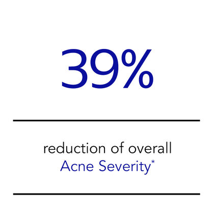 39% reduction of overall blemish severity