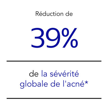 39% reduction of overall blemish severity