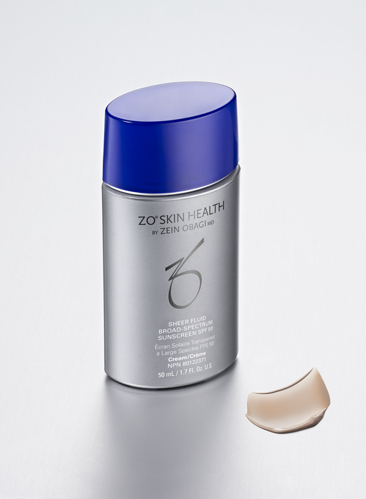 Sheer Fluid SPF 50 on grey background image number 2