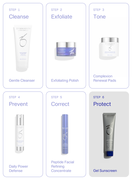 ZO Skin Health Gel Sunscreen Broad-Spectrum SPF 50 Before Routine num&eacute;ro de l&rsquo;image 8